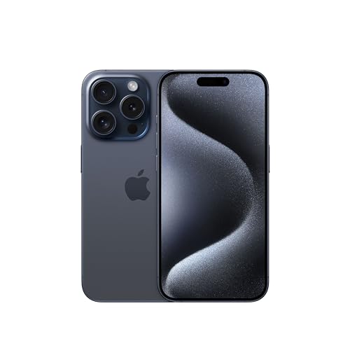 Apple iPhone 15 Pro (128 GB) - Titan Blau (Generalüberholt)