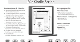 Digitaler Businessplaner 2026 für Kindle Scribe