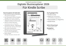 Digitaler Businessplaner 2026 für Kindle Scribe