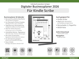 Digitaler Businessplaner 2026 für Kindle Scribe